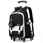 PALAY 30L Trolley School Backpack for Girls with 6 Wheels