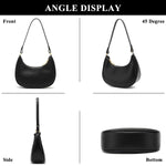 PALAY PU Hobo Bag for Women with Zip-up Closure and 24x7.5x25cm Compact Design | Evening & Casual Use