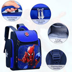 PALAY® School Bags for Boys Spider Man Bag School Backpack