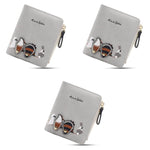 PALAY Small Wallets for Women with Cute Animal Embroidery PU Leather | 1Pc Gift Purse