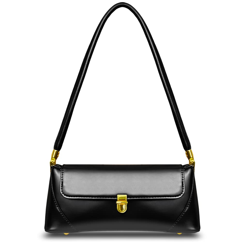 PALAY Women Handbag for Any Occasion with Metal Snap Buckle and PU Leather Design