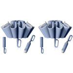 PALAY Large Umbrella for Travel and Outdoors with 50in Canopy featuring 10 Dual Ribs & Auto Open Close | Blue 2 PCS
