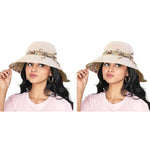 PALAY Women Cotton Sun Hat for Gardening and Beach with UPF 50 Protection | 22.8 Inches 2PCS