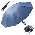PALAY Umbrella for Travel and Outdoor Use with 50 in Canopy and 10 Dual Ribs | Automatic Open Close