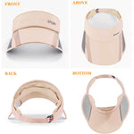 PALAY Sun Golf Visor Hats for Women with Retractable Brim and Breathable Fabric | Adjustable Fit