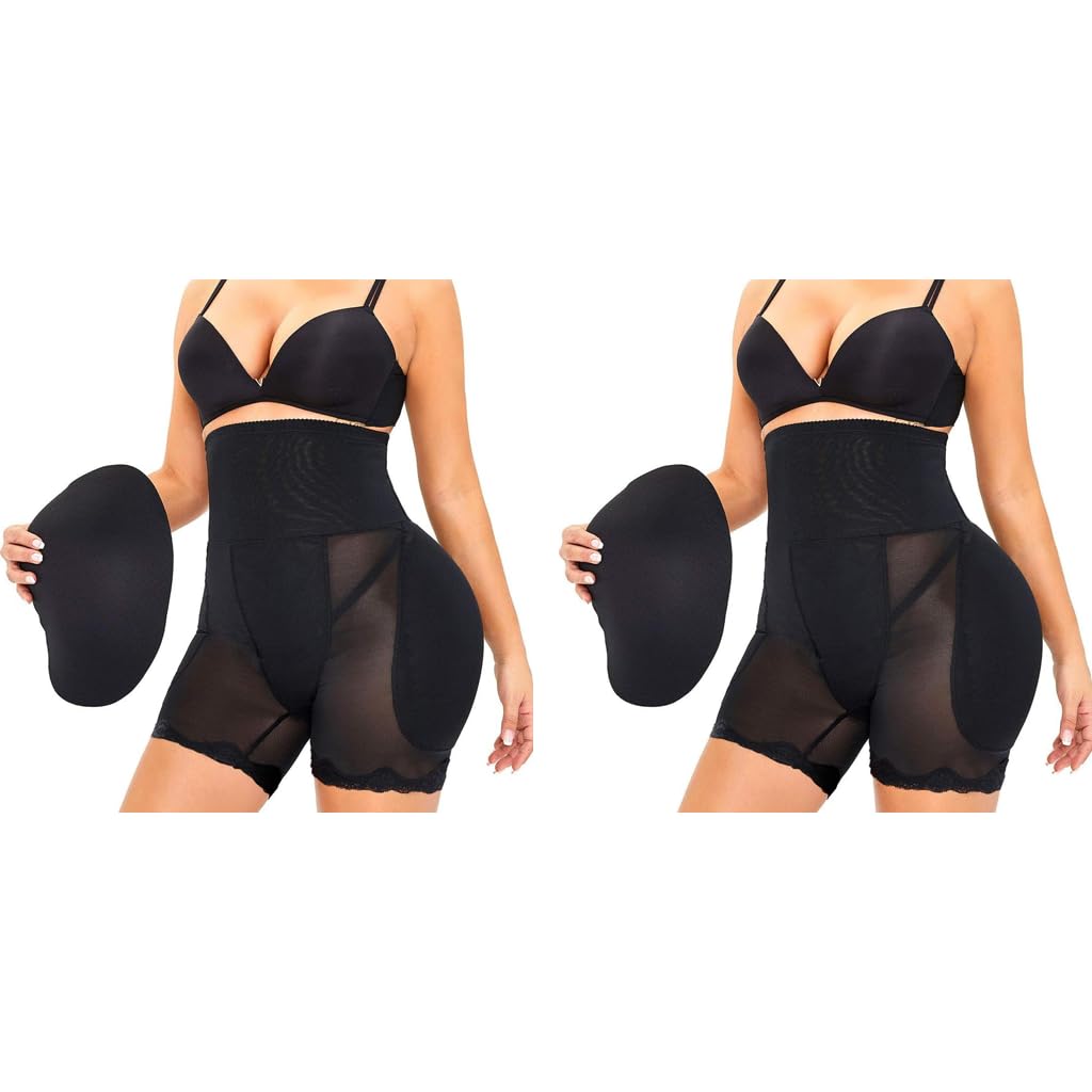 PALAY Hip Pads for Women Shapewear with 2 Insert Pads featuring Dacron Fabric | XXL