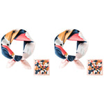 PALAY Women Satin Square Scarf 23×23 in 2PCS for Medium Silk Feel | Hand Wash Care