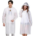 PALAY Rain Ponchos for Camping and Hiking featuring Snap Button Closure with Hood | 2Pcs Reusable EVA Design for Men and Women 56.2 in Length