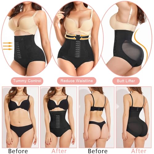 PALAY® Tummy Control Panties for Women Shapewear Butt Lifter Short High Waist Trainer Body Shaper Corset Slimming Body Shaper Underwear, XL