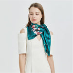 PALAY Head Scarf for Women featuring Satin Silk‑feel Polyester Fabric 35in Square 3PCS Set