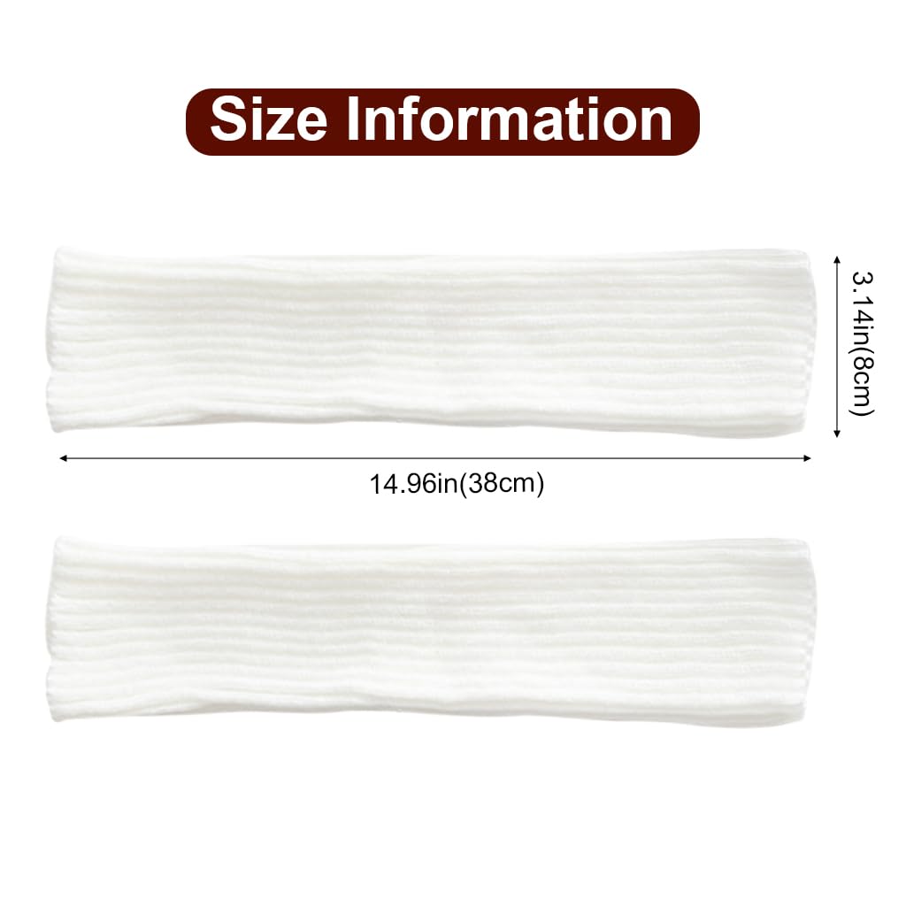 PALAY® Leg Warmers for Women, Girls Stylish Winter Warm Knit Leg Warmer Calf Length Socks Warm Stocking Fashion Boot Socks Retro Woolen Leg Warmer for Women and Girls