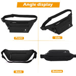 PALAY® Large Fanny Pack Cross Body Travel Bag BumBag Waist Bags Men Women Waterproof Sling Backpack Chest Bag