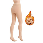 PALAY Women Fleece Lined Tights for Winter Warmth with High Waist Support | Sheer Look