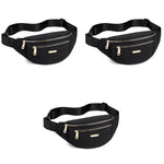 PALAY Waist Bags for Women featuring Oxford Cloth Waterproof Design | 3PCS Lightweight Set