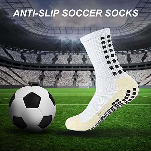 PALAY® Hi Tech Performance Athletic Socks for Men and Women,Rubber Anti Slip and Thicken Cushion Sport Socks,Ankle Length Socks for Badminton,Soccer,Running,Gym & Indoor Training