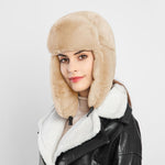 PALAY Winter Warm Hat for Men and Women with Fleece Ear Flaps and Windproof Comfort | Khaki