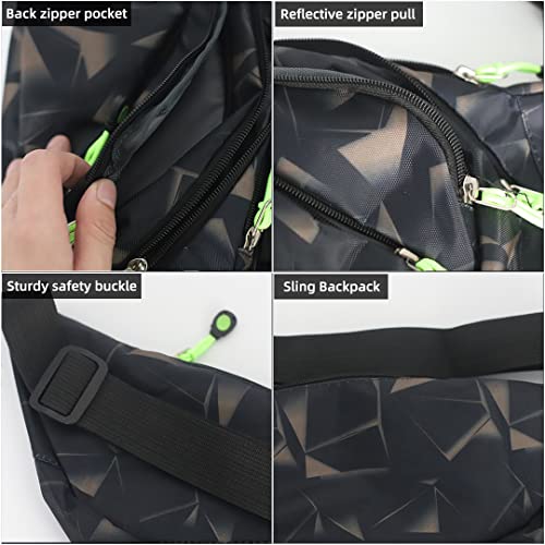 PALAY® Waist Bag for Unisex, Stylish Chest Fanny Pouch Belt Sport Bag for Travel, Running, Outdoor, Sports & Cycling for Men & Women