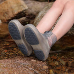 PALAY® Silicone Shoe Covers for Kids Men Women with Double-Breasted Anti-Slip and Waterproof Cover TPE Sole Wear-resistant Reusable for Rainy Season Size 5.5-7.5 3 PCS
