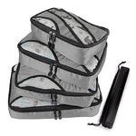 PALAY® 4 Set Luggage Packing Organization Cubes, Travel Cubes Travel Organizer Bags for Carry on Luggage, Compression Suitcase Organizer Bags Set for Travel Essentials