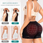 PALAY® Hip Pads for Women Combo, High Waist Invisible Body Shaping Butt Lifter Panty Shorts, Padded Underwear, Enhancer for Slim Look, M, Beige & Black, 2 Pcs for Daily & Special Wear