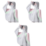 PALAY Sun Protection Hoodie Jacket for Women with UPF50 Fabric and Long Sleeve Design | Lightweight Outdoor Coat with Pocket and Face Mask 3 PCS