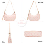 PALAY Women Shoulder Bag featuring Embossed Pattern and PU Leather | Aesthetic Coquette Style