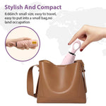 PALAY Mini Sun Umbrella for Travel with 6 Strong Ribs and Rubberized Loop Handle | 2 PCS