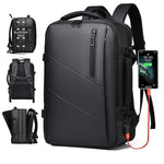 PALAY® Travel Laptop Backpack fit 17.3 inch, 26-44L Expandable Carry on Luggage Weekender Daypack Business Rucksack with USB Charging Port, Water-Resistant