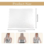 PALAY Spanish Style Lace Mantilla Veil for Women with Embroidery | Traditional Church Head Scarf