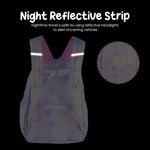 PALAY School Bag for Girls featuring 2 Main Compartments and Padded Straps | Purple Backpack