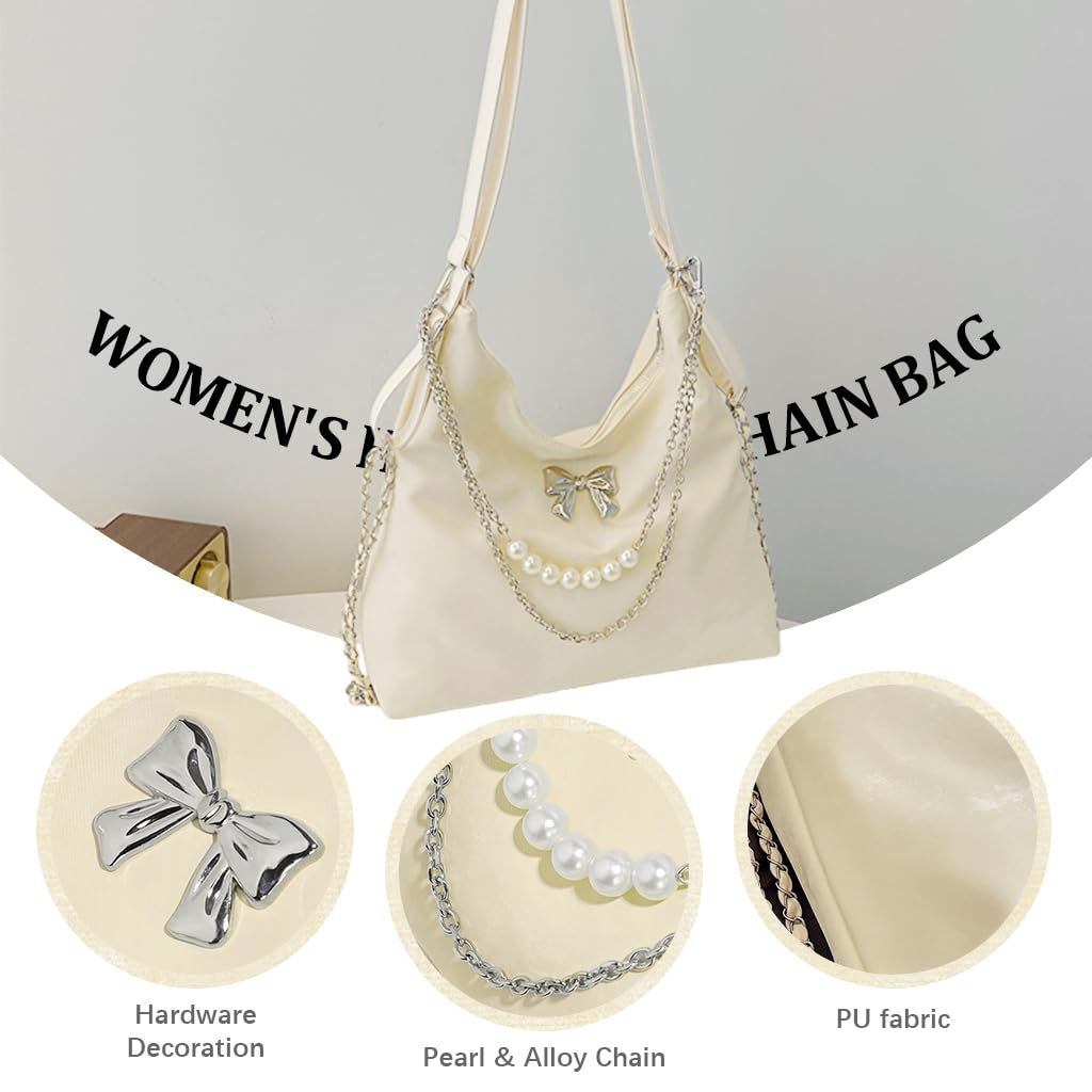 PALAY Tote Bag for Women with Convertible Shoulder and Backpack Design in Beige | PU Hobo Style