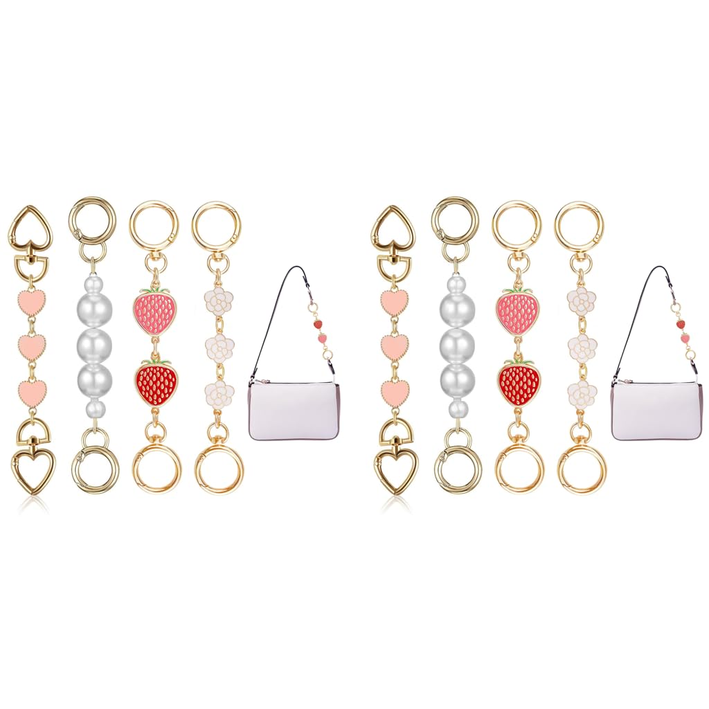 PALAY Bag Extender Chain Set for Handbags featuring Quick Connection Clasps and Gold Finish | 5.7–6.7 in Adjustable Purse Strap Accessory
