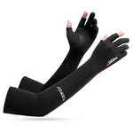 PALAY Hand Gloves for Sun Protection with Non Slip Palm and Touch Screen Design | Ice Silk UV Arm Sleeves