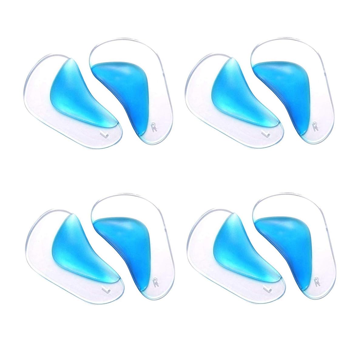 PALAY Arch Support Insoles for Flat Feet and Plantar Fasciitis with PU Gel Cushion | One Size for Women and Men