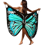 PALAY® Beach Wear for Women Butterfly Print Beach Dress for Women Butterfly Swimsuit Cover Up Lightweight Beach Outfits