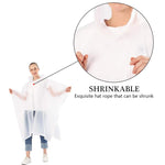 PALAY Reusable EVA Raincoats for Camping and Hiking featuring Drawstring Hood | One Size 50 in