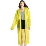 PALAY Rain Ponchos for Camping and Hiking featuring Drawstring Hood and 60 in Length | Reusable PEVA Raincoats for Men and Women