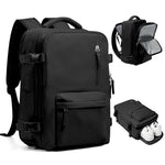 PALAY Travel Backpack for Men with 32x20x42cm Shoe Compartment and 14in Laptop Slot | Waterproof Polyester Design
