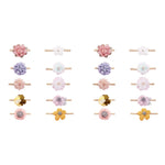 PALAY Baby Hair Band Set for Girls with Handmade Floral Design | 20PCS Soft Elastic Headbands