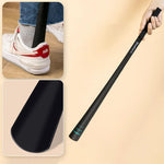 PALAY Shoehorn for Easy Wear with 24.6 in Ergonomic Handle and Magnetic Wall Hook | ABS Black