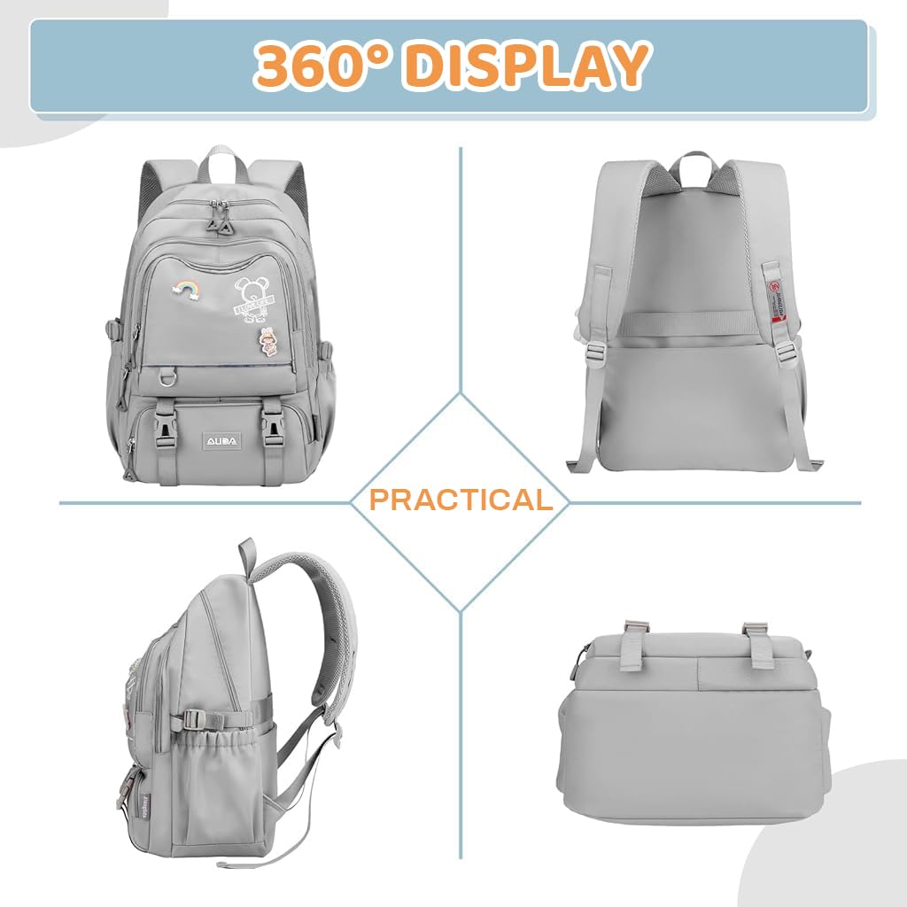 PALAY School Backpack with Multi Compartment Organization and Waterproof Polyester for Girls