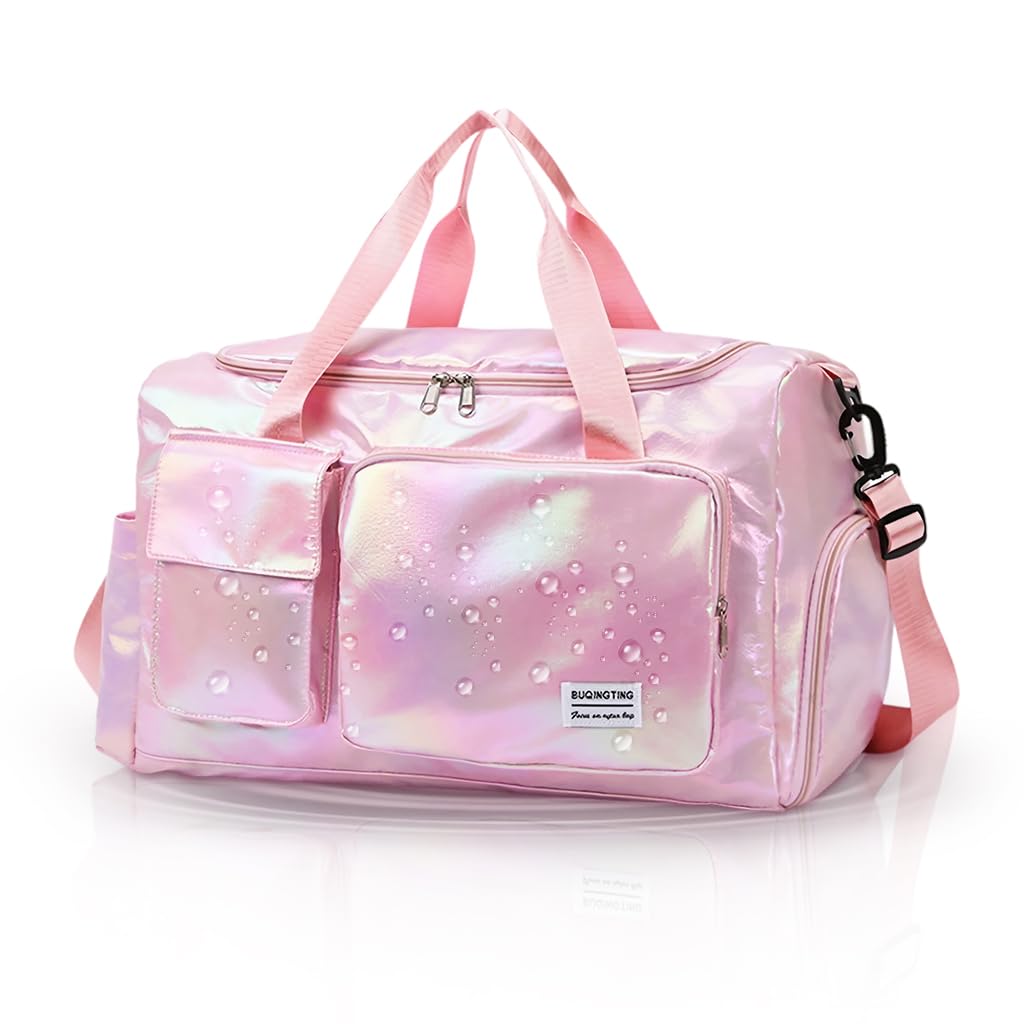 PALAY Gym Bag for Women with Shoe Compartment and Waterproof Oxford Cloth | Travel Duffle
