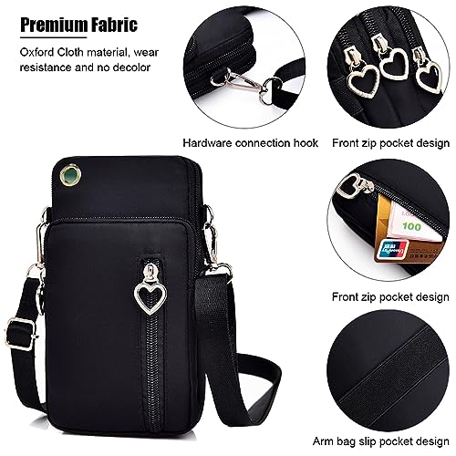 PALAY® Small Crossbody Phone Bag for Women Mini Wallet Shoulder Crossbody Handbag Wallet with Credit Card Slots Large Purse