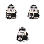 PALAY Kuromi Backpack for School and Travel with Multi Layer 45x30x15cm Design | Oxford Cloth Bag for Girls 6–12 Years