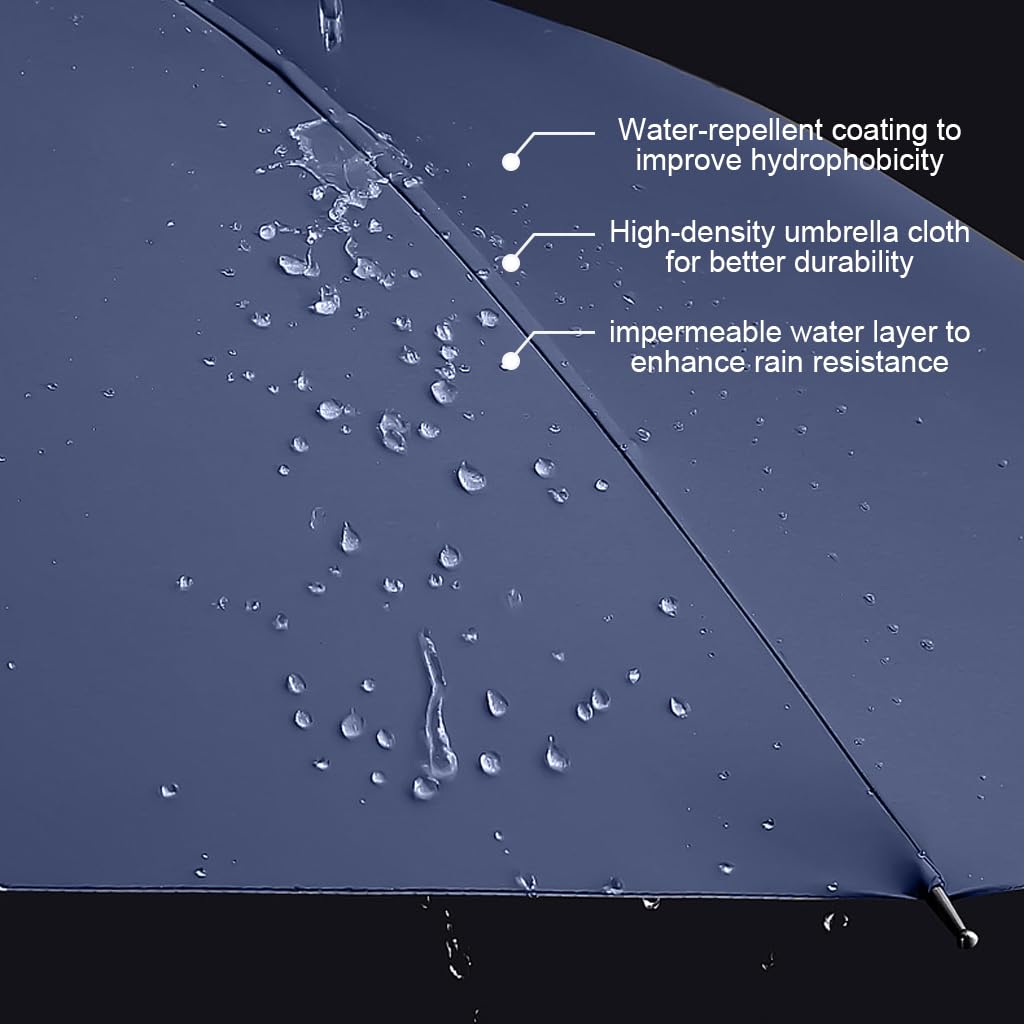 PALAY Umbrella for Men with 132cm Canopy and Auto One Touch Open | 8 Fiberglass Ribs