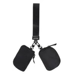 PALAY Small Zipper Pouches for Daily Use with Dual Detachable Design Waterproof Nylon | Wristlet Coin and Earphone Organizer for Women