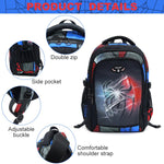 PALAY School Bag for Boys with 3 Compartments Waterproof Oxford Fabric | Lightweight Laptop Backpack for Travel and School