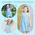 PALAY Cinnamoroll Sling Bag for Girls with Canvas Material and 20x15x7cm Mini Size