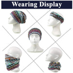 PALAY Beanie Cap for Women featuring 27×28cm soft polyester fabric with dual openings | floral boho chemo turban style
