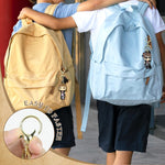 PALAY Couple Keyrings for Fans featuring 4PCS 2.3 in Harry Hermione Charms with Silicone Strap | Gift for Friends